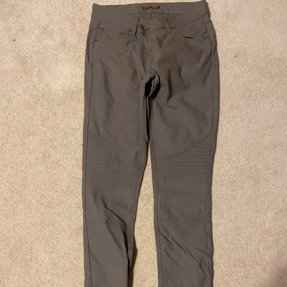 Prana Moto pants size 8 dark khaki color